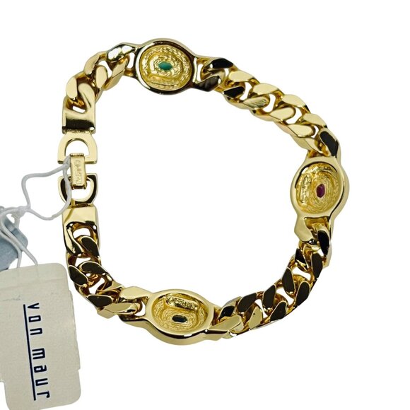 Christian Dior Colored Stone Rhinestone Bracelet (5948) - Picture 9 of 9